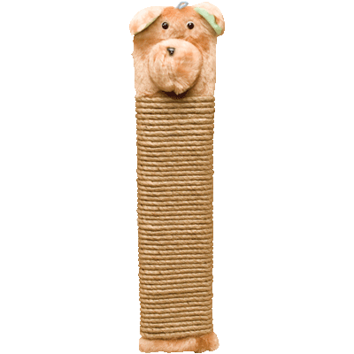 Когтеточка, веревочная, "Мишка" (510х110х30)