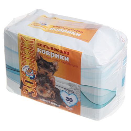 Коврики впитывающие 40х60 см (30шт/уп) (4) 