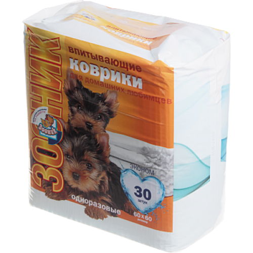 Коврики впитывающие 60х60 см (30шт/уп) (3)