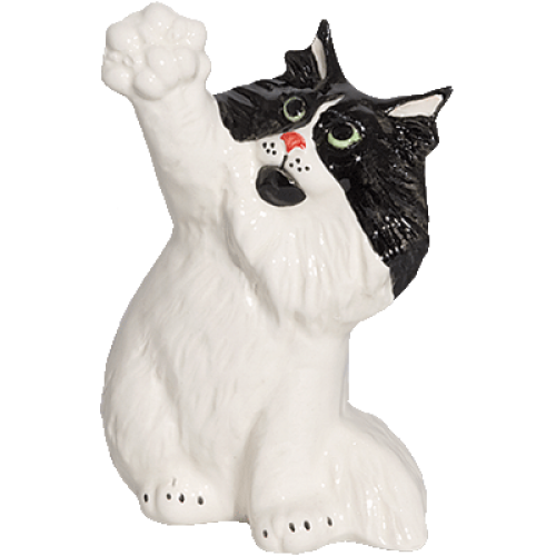 Скульптура фарфоровая "Кошка Сибирская" 
