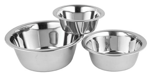 Миска металл стандарт 0,35 л.