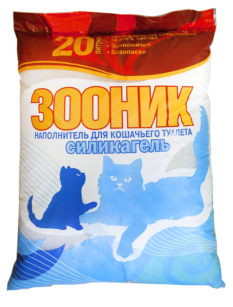 Наполнитель "Зооник", силикагель 20 л.
