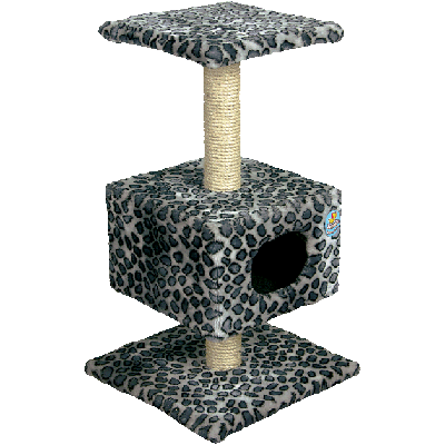 Дом д/кош., цв.мех, на подставке Зооник(450х450х800)