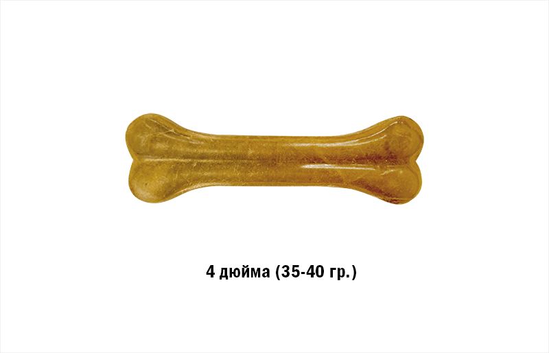 Лакомство "Кость натуральная прессованная 4"(35-40г) 20 шт.																														