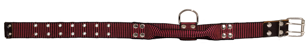 Ошейник  45 мм с ручкой (лента капроновая, подкладка, полукольцо), 54-75см